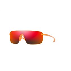 Maui Jim Palulu Sunglasses Unisex Matte Orange Frame Hawaii Lava Lens Polarized