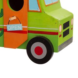Glitzhome 8.85 in. H X 4.92 in. W X 9.45 in. L Wood Bird House