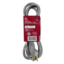 Ace 16/3 SJTW 125 V 9 ft. L Appliance Cord