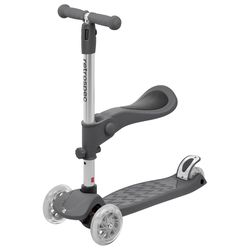 Retrospec Chipmunk Plus Unisex 3-Wheel Kick Scooter Silver