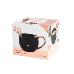 True Chloe Black Ceramic Mug 1 each