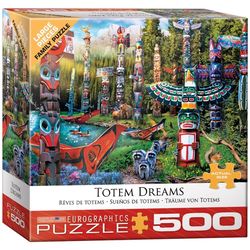 Eurographics Jason Taylor Totem Dreams Jigsaw Puzzles Multicolored 500 pc