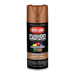Krylon Fusion All-In-One Hammered Copper Paint+Primer Spray Paint 12 oz