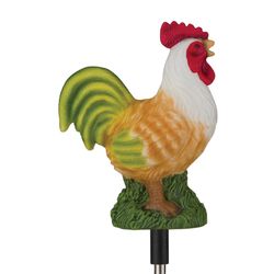 Regal Art & Gift Multicolored Acrylic/Metal 27.5 in. H X 7.5 in. L Solar Garden Stake