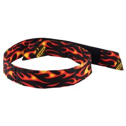Ergodyne Chill-Its Flames Bandana Headband Multicolored One Size Fits Most