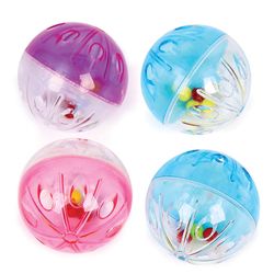 Boss Pet Pet Park Blvd For Cat Multicolored Plastic Rattle Ball Cat Toy 1.5 4 pk