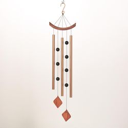 Woodstock Chimes Bronze Aluminum/Wood 42 in. Wind Chime