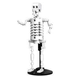 Ace Skeleton Block Set White / Black 66 pc