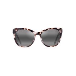 Maui Jim Alulu Sunglasses Women's White Tokyo Tortoise Frame Neutral Grey Lens Polarized