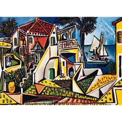 Eurographics Mediterranean Landscape Jigsaw Puzzles Multicolored 1000 pc