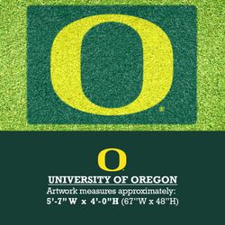 U-Stencil Oregon O No Stick Lawn Stencil