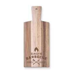P. Graham Dunn 6.25 in. L X 15 in. W X 0.5 in. Acacia Wood Dad's Barbeque Premium Quality Cutting Bo