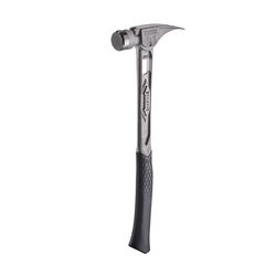 Milwaukee 15 oz Milled Face Framing Hammer 17 in. Rubber Handle