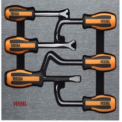 Vessel MegaDora 6 pc Body Clip and Rivet Removal Set