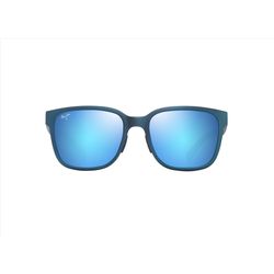 Maui Jim Paulele Asian Fit Sunglasses Men's Matte Teal-Blue Frame Blue Hawaii Lens Polarized