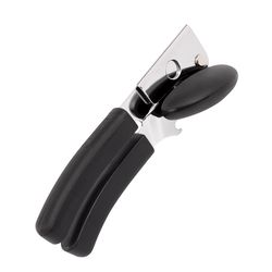 Progressive Prepworks Semi-Gloss Black/Silver Stainless Steel Manual Can Opener