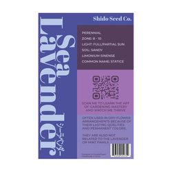 Chive Shido Seed Co. Lavender Seeds 1 pk
