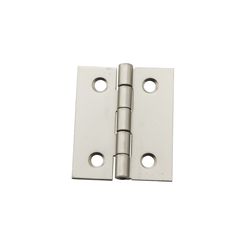 National Hardware 1-1/2 in. L Satin Nickel Door Hinge 1 pk