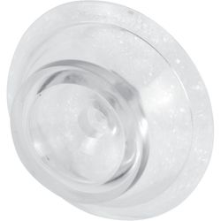 Prime-Line 3/4 in. W Vinyl Clear Door Stop Mounts to wall 2-5/16 in.