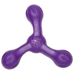 West Paw Zogoflex Echo For Dog Purple Plastic Skamp Tri-Handle Dog Toy Large 1 pk