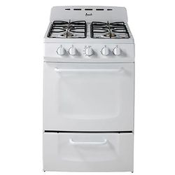 Avanti 2.6 cu ft White Gas Range 900 W