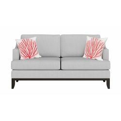 Liora Manne Visions III Coral Coral Fan Polyester Throw Pillow 20 in. H X 2 in. W X 20 in. L