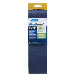 Norton ProSand 24 in. L X 3 in. W Zirconia Alumina Smoothing Sanding Belt 80 Grit Medium 5 pc
