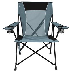 Kijaro Dual Lock 1-Position Black Camping Folding Chair