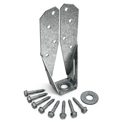 Simpson Strong-Tie ZMax 7.03 in. H X 3.25 in. W 14 Ga. Steel Deck Tension Tie