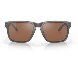Oakley Holbrook Sunglasses Unisex Pewter Frame Brown Lens Polarized