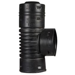 Advanced Drainage Systems 3 in. Snap X 3 in. D Snap Polyethylene 10 in. Blind Tee 1 pk