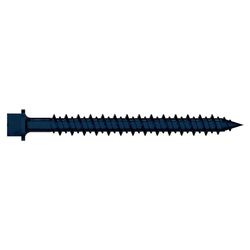 Grip-Rite 1/4 in. wire X 2-1/4 in. L Slotted Hex Washer Head Coarse Concrete Screws
