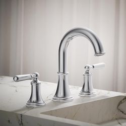 Kohler Facile Polished Chrome Traditional Widespread Bathroom Sink Faucet 8 in.