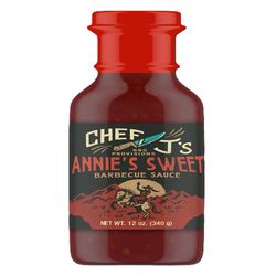 Chef J Annie's Sweet BBQ Sauce 12 oz