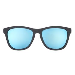 goodr OG - Midnight Ramble Sunglasses Unisex Black Frame Blue Lens Polarized