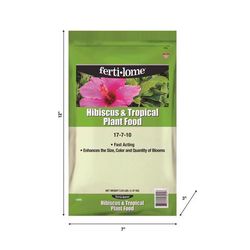 Ferti-lome HIBISCUS AND TROPICAL PLANT FOOD 17-7-10 Granules Plant Food 3.25 lb
