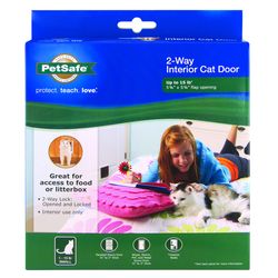 PetSafe 7-7/8 in. H X 7-1/2 in. W Small Plastic 2-Way Locking Pet Door