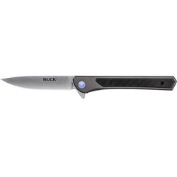 Buck Knives Cavalier Gray 7Cr Stainless Steel > 6 in. Folding Knife