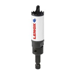 LENOX Speed Slot 7/8 in. Bi-Metal 1.5 in. L Hole Saw Arbor Included