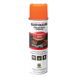 Rust-Oleum Industrial Choice Fluorescent Orange Inverted Marking Paint 17 oz