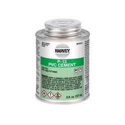 Oatey Clear Cement For PVC 8 oz