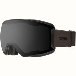 Retrospec Zenith Matte Basalt and Mirror Goggles