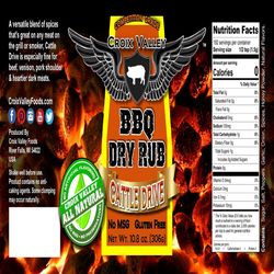 Croix Valley Cattle Drive Dry Rub 10.8 oz