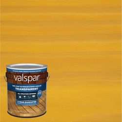 Valspar One-Coat Transparent Honey Gold Water-Based Acrylic Stain and Sealer 1 gal