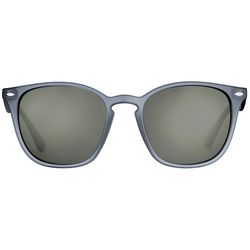Flying Fisherman Muriel Sunglasses Unisex Crystal Gray Blue Frame Smoke Lens Polarized