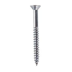 HILLMAN No. 6 Ga. X 1-1/2 in. L Phillips Zinc-Plated Coarse Wood Screws 100 pk