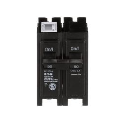 Eaton 50 amps Plug In 2-Pole Circuit Breaker