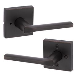 Kwikset Lisbon Venetian Bronze Privacy Lever