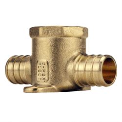 Apollo 3/4 in. PEX Barb in to X 3/4 in. D Barb Brass Tee