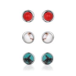 Montana Silversmiths Women's Patriotic Post Earring Set